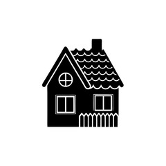 creative details Cottage Icon Vector Illustration