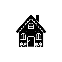 creative details Cottage Icon Vector Illustration