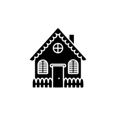 creative details Cottage Icon Vector Illustration