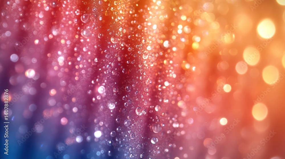 Poster captivating shimmer,radiant iridescence from polarized pearl sequins in a photo concept iridescent p
