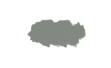 Ink brush stock isolated on transparent PNG file
