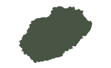 Ink brush stock isolated on transparent PNG file
