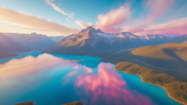 Bird's eye view of Lake close to Carcross