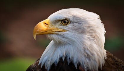 Obraz premium close up portrait of bald eagle bird