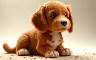 puppy with ball