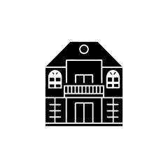 creative details Apartment Building Icon Vector Illustration