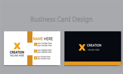 Corporate Business Card , Creative Modern Name Card , Double - Sided creative Business Card , Visiting Card , Name Card , Clean Professional Business Card . 