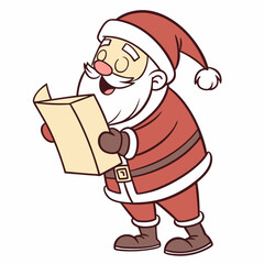 santa claus with gifts