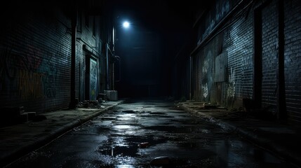 urban dark path