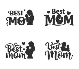 Best Mom Typography Design