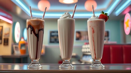 Colorful Bubble Teas with Tapioca Pearls &ndash; Trendy Caf&eacute; Style Beverage Display