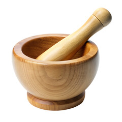 Wooden Mortar & Pestle
