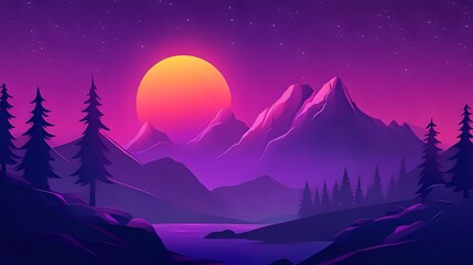 Naklejka premium An explosion of color and energy: vibrant graphic compositions bursting with life and creativity