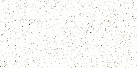 Naklejka premium Abstract white and brown quartz surface seamless pattern terrazzo background. old surface of stone terrazzo floor background. white paper texture. overlay pattern terrazzo flooring texture