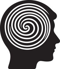 Spiral head vector