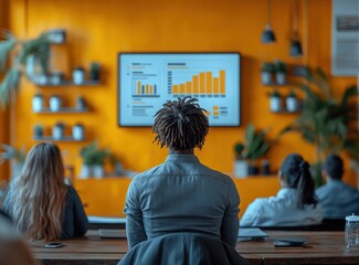 Business Presentation Pitching Idea for Investor Abstract Concept Vector Illustration