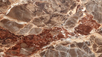 Obraz premium Detailed Stone Texture with Brown and White Veins