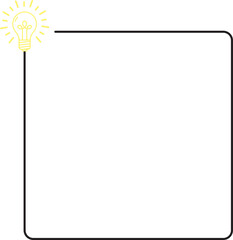 Did You Know Lightbulb for Fun Facts and Tips Illustration