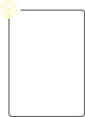 Did You Know Lightbulb for Fun Facts and Tips Illustration