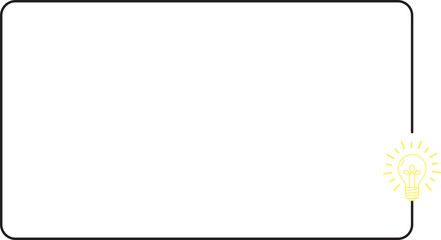 Obraz premium Did You Know Lightbulb for Fun Facts and Tips Illustration