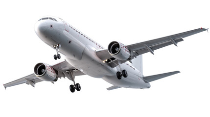 Soaring Through the Sky: A sleek, modern passenger aircraft ascends against a bright sky, a symbol of travel, adventure, and the boundless possibilities of flight.