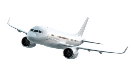 Airplane Taking Off:  A sleek white passenger jet ascends into the sky, its powerful engines roaring and its wings cutting through the air with a sense of freedom and possibility.