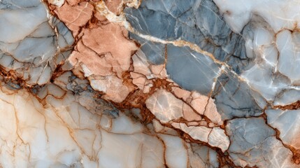 Abstract Stone Texture with Veins in Earthy Tones