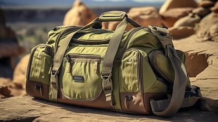 Fototapeta premium setting sports bag