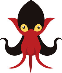 Cute Dumbo Octopus Illustration