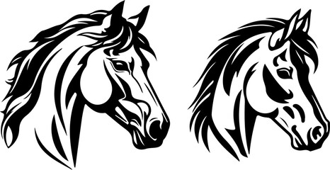 horse head silhouette