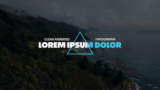 Abstract Text Animation