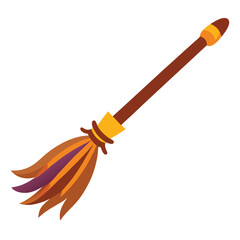 Halloween witches isolated clipart on white background