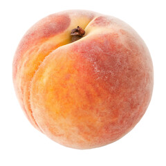 Peach isolated on a transparent background