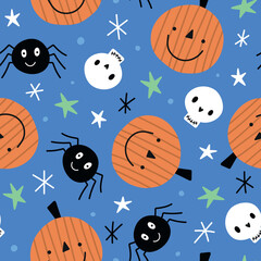 Halloween Pattern Pumpkin Halloween Background
