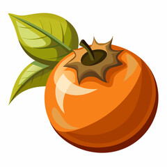 medlar fruit vector illustration 