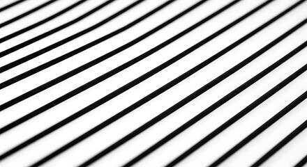 Monochrome Stripes: Abstract Texture & Graphic Design AI Generated