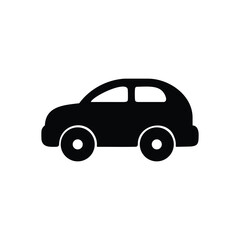 Compact Car Icon Vector Illustration