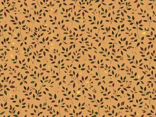 seamless pattern with flowers and leaves, floral pattern for textile design and digital papers, seamless background with green leaves, seamless floral pattern, seamless pattern with leaves