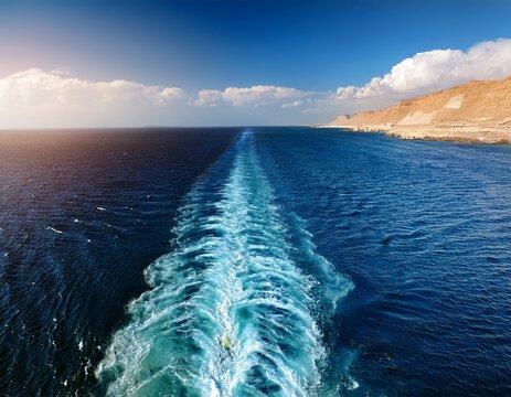 ocean separate up to form canal bible miracle of moses parting red sea for passage