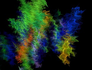 Imaginatory fractal abstract background Image