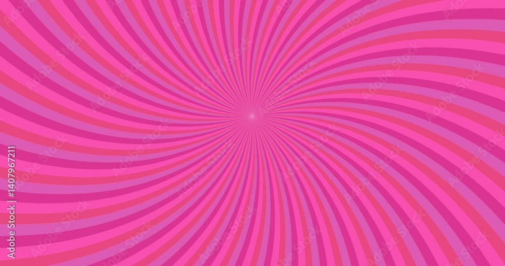 Poster abstract geometrical twirl starburst background - seamless loop animation