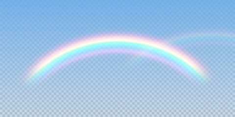 Rainbow icon, rainbow. Raindrops on transparent background. Realistic spectrum rainbow on a transparent background png.	
