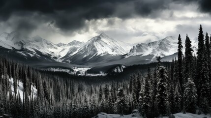 photograph colorado snow mountains