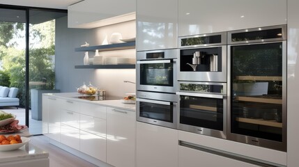 modern wall oven
