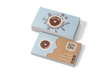 coffee shop business card
