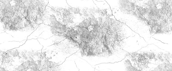 Fototapeta premium Abstract background of grunge white, black damaged rusty crack and scratch wall texture design. gray concreate surface plaster old rough dirty wall texture, white marble texture, grunge texture.