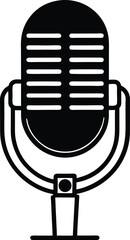 Crystal Clear Audio for Podcasts and Recordings High-Quality Sound Icons and Vectors for Creative Projects