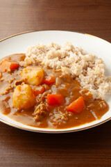 玄米カレーライス