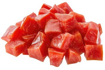 Diced Tomatoes PNG on transparent background