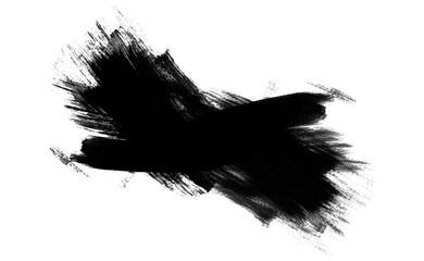 Obraz premium Abstract brush stock isolated on transparent PNG file